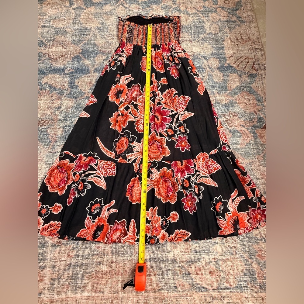 Anthropologie The Marisol Printed Smocked Gauze Maxi Dress Size Small - Picture 10 of 15
